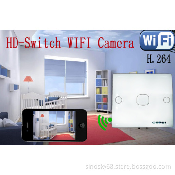 Mini WiFi Power Swich Camera IP P2p HD Video Recorder Home Security Wireless Monitor by Your Smart Phone and PC